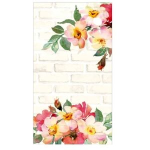 Bricks and Blossoms Guest Towel Napkins, 36ct